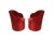 Raspberry Red John Saladino for Dunbar Petal Chairs - Set of 8 For Sale - Image 8 of 10