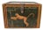 Vintage Anglo-Indian Hand-Painted & Crafted Wood and Brass Apothecary and/or Storage Box For Sale