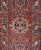 Red Antique Colorful Persian Heriz Rug With a Bold Geometric Design For Sale - Image 8 of 11