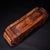Wood Vintage Chinese Boxwood Carved Beast Head Pillow With Gem Inlay - 750g For Sale - Image 7 of 9