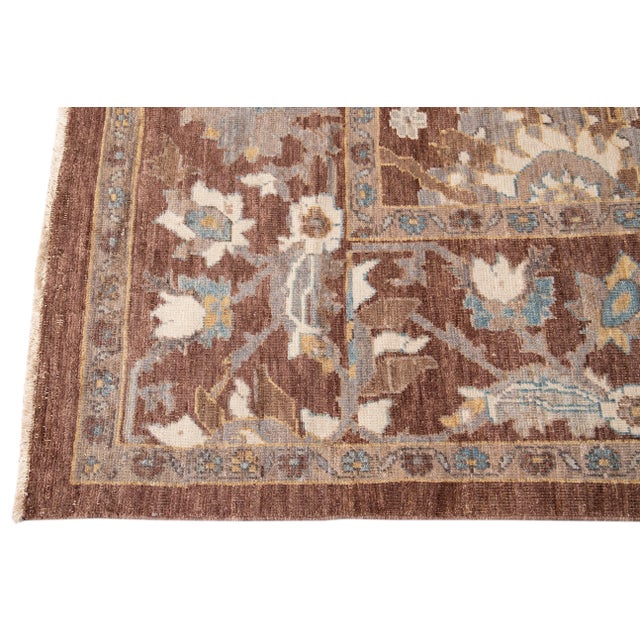 21st Century Modern Sultanabad Rug 10 X 14 For Sale In New York - Image 6 of 9