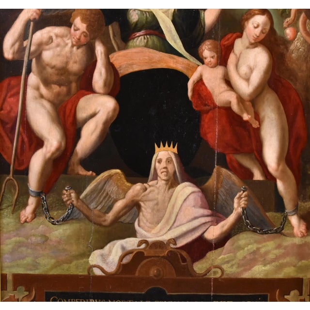 Jacob De Backer, Redemption of Adam & Eve, 1575, Oil Painting For Sale - Image 12 of 16