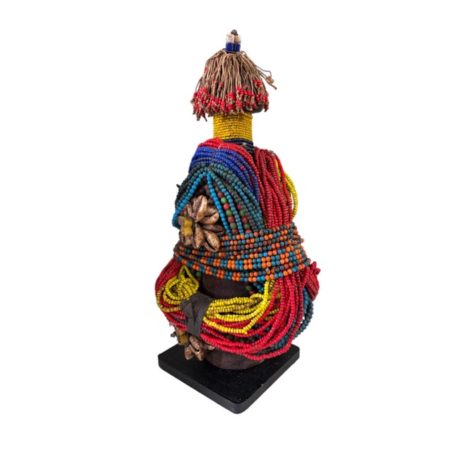 Superb vintage African Fali or beads and shells loss. "In Cameroon, when a young Fali man becomes betrothed, he makes a...