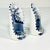 1950s Vintage Holland Delft Boho Chic Handpainted Candleholder Wall Sconces - A Pair. For Sale - Image 14 of 15