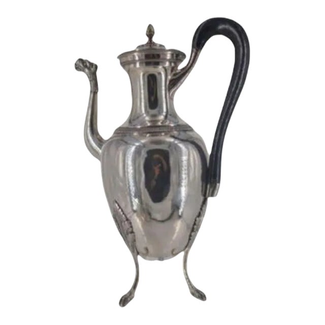 Early 21st Century Sterling Silver Coffee/Tea Pot With Animal Spout For Sale