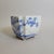 Japanese Japanese Blue & White Porcelain Bonsai Planter Cachepot, Square Form With Indented Corners For Sale - Image 3 of 10
