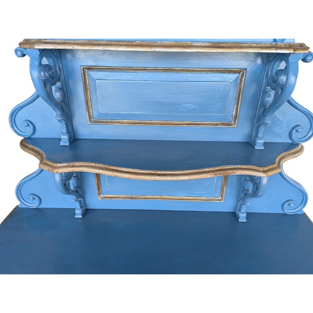 Vintage Mahogany Sideboard with Gold Leaf Details For Sale - Image 5 of 12