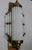 Pair Skyscraper Vintage Art Deco Light Old Lamp Wall Sconces Fixture Brass & Milk Glass Rod Ship Light For Sale - Image 4 of 7