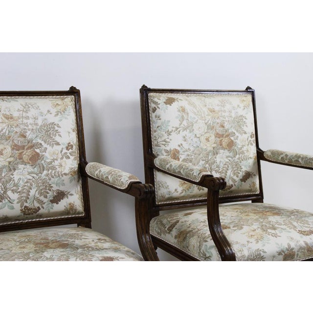 Wood Early 19th Century Sofa and Armchair Set, Set of 3 For Sale - Image 7 of 11