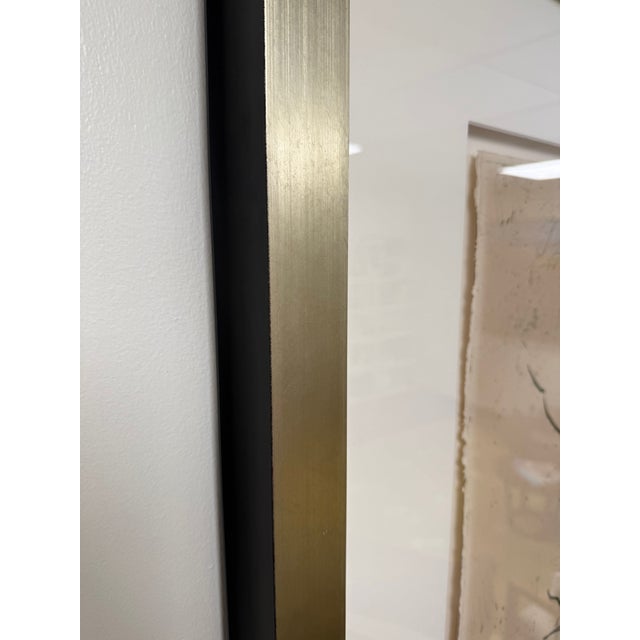 Mid 20th Century, Untitled, Abstract, Original Print on Fine Art Paper, Artist Yannick Ballif For Sale In Jacksonville, FL - Image 6 of 9