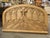 These Gothic-style carvings of this French overdoor are quite masterful, most noticeably the depth, such as the fleur de...