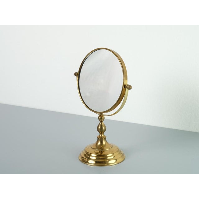 Mid-Century Mirror in Messing, 1960s For Sale - Image 12 of 18