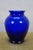 Blue 1995 Miami Valley Hunt & Polo Club Cobalt Blue Winner Trophy Vase 7" For Sale - Image 8 of 11