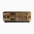 Brown Wires Brass Credenza with Fumé Glass Top from Flair Firenze For Sale - Image 8 of 8