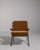 1960-1969 Italy Warm Burnt Orange Chrome-Frame Lounge Chair For Sale - Image 4 of 11