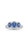 2020s Stunning 18k Gold Sapphire and Diamond Halo Cocktail Ring, New Design, Size 3 For Sale - Image 5 of 7