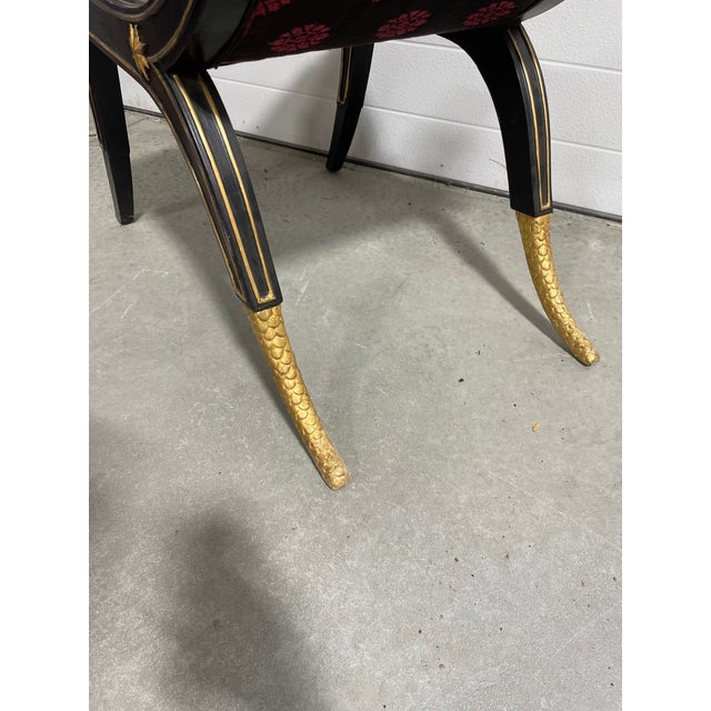 French Empire Style Occasional Chair by Brunovan Inc. For Sale - Image 10 of 18