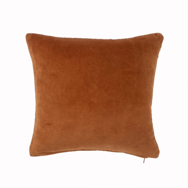 2020s Golden Bee Velvet Embroidered Throw Pillow Cover, 20 X 20 For Sale - Image 5 of 6