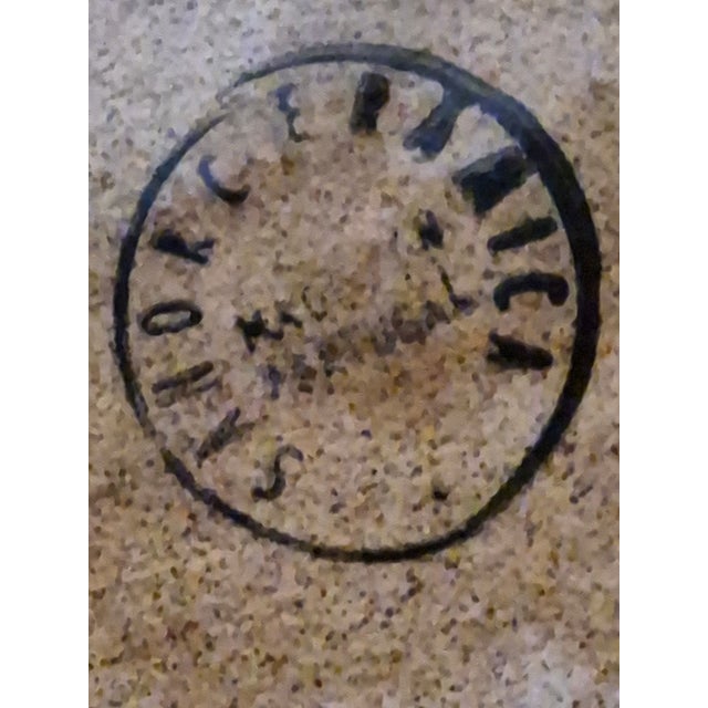 Vintage Sanor Portuguese Ceramic Blueberry Pie Keeper "Trompe L'oeil" For Sale - Image 9 of 10