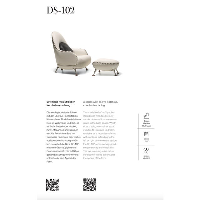 Swiss 102 Ottoman from de Sede, 1990s For Sale - Image 11 of 12