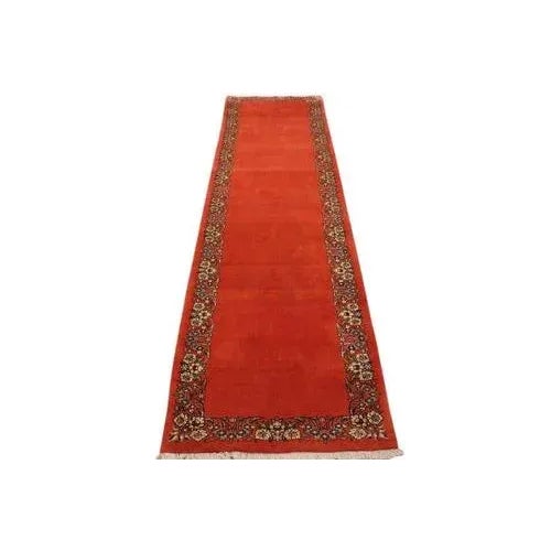 Middle Eastern Sarough Runner Rug For Sale - Image 3 of 11