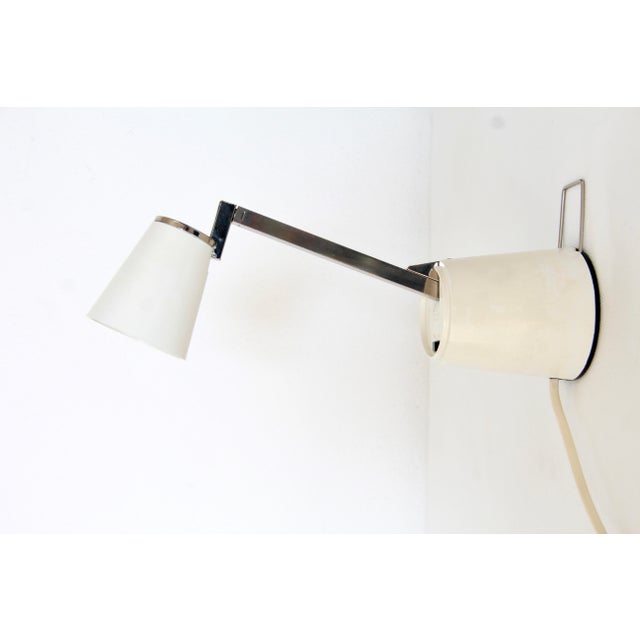 Metal Vintage Telescopic Table Desk or Wall Lamp from Koch Creations, Germany, 1960s For Sale - Image 7 of 13