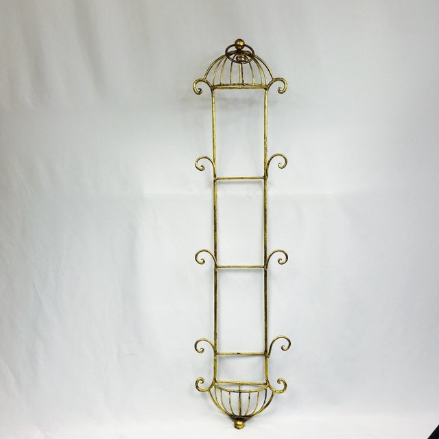 Vintage Gilded Gold Wall Hanging Trio Plate Holder Chairish