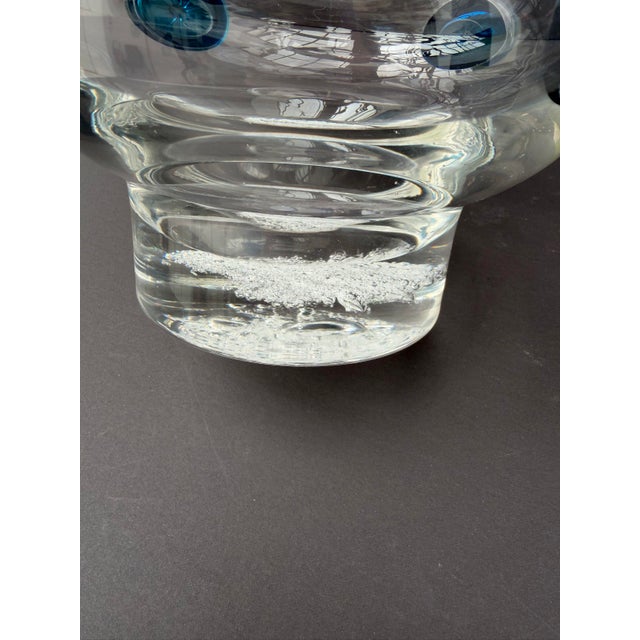 Glass Blown Glass Vase, 1970s For Sale - Image 7 of 12