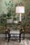 Not Yet Made - Made To Order Boca Black Paros Greek Key Bamboo Bench For Sale - Image 5 of 6