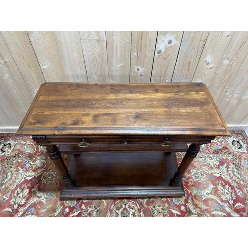 Napoleon III Walnut Console Table For Sale - Image 3 of 9