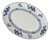 Large Oval Terre de Fer Jane Model Platter from KG Lunéville, 1900s For Sale