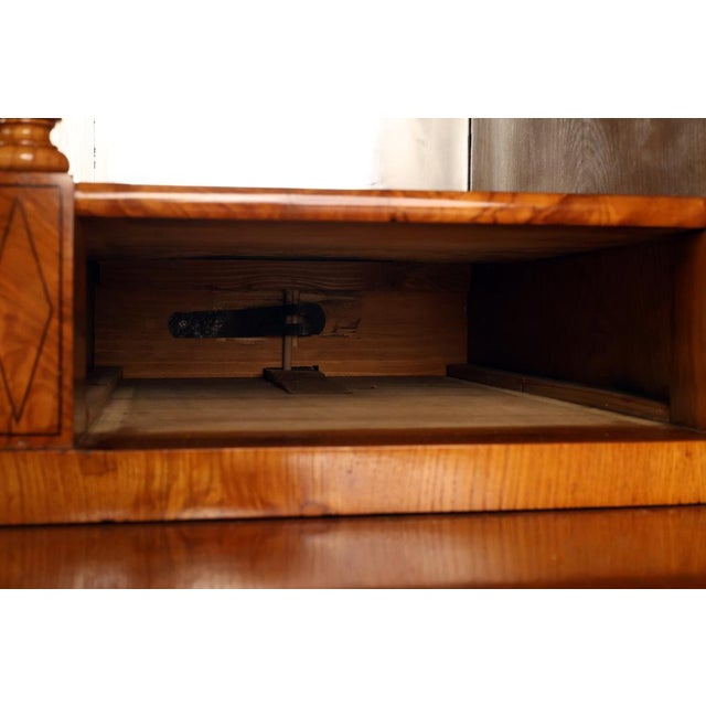Biedermeier Secretary in Ash, 1830s For Sale - Image 6 of 16