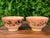 This is a very pretty pair of ceramic, hand-painted French bowls from the Atelier du Sage in France. The bowls have a...
