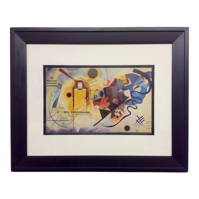 Vintage Abstract Kandinsky Lithograph For Sale