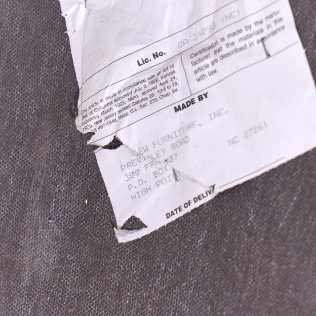 Vladimir Kagan for Preview Mid Century Serpentine Sofas - Pair For Sale - Image 9 of 9