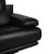 Two-Seater Leather 6500 Sofa in Black with Manual Function from Rolf Benz For Sale - Image 5 of 16