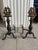 19th Century Pair of Andirons With Brass Decorative Ships, 19th Century For Sale - Image 5 of 6
