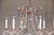 Six-Light Crystal Chandelier with Scrolling Patinated Iron Arms, USA Wired For Sale In New York - Image 6 of 12