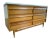 Mid-Century Modern Walnut Double-Sink Bathroom Vanity With White Top For Sale In Charlotte - Image 6 of 6