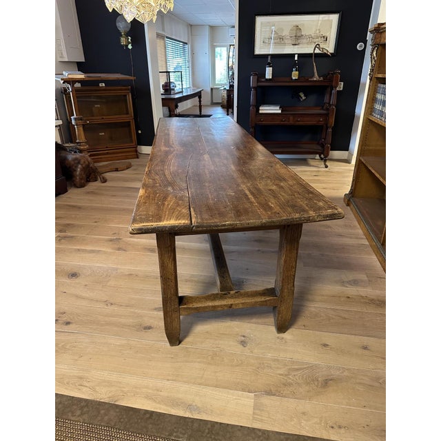 Large French Antique Farmhouse Table For Sale - Image 9 of 16