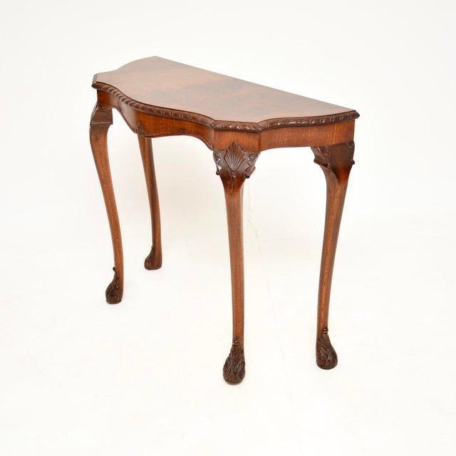 Queen Anne Console Table, 1930s For Sale - Image 4 of 10