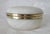 C.1970's Vintage Italian Alabaster Marble & Brass Round Lidded Keepsake Box For Sale - Image 17 of 18