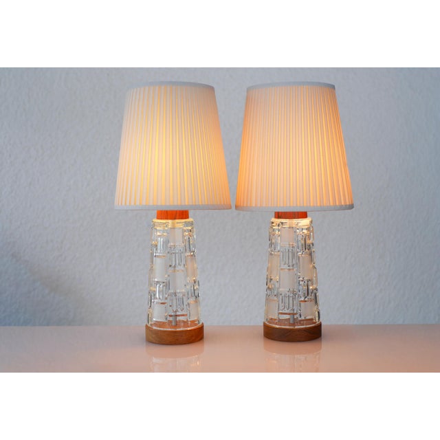 A refined and generously scaled pair of vintage Scandinavian table lamp bases, designed and produced in the 1960s by...