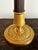 Metal Early 19th Century Single Empire Gilt Bronze Period Candlestick as Lamp For Sale - Image 7 of 18