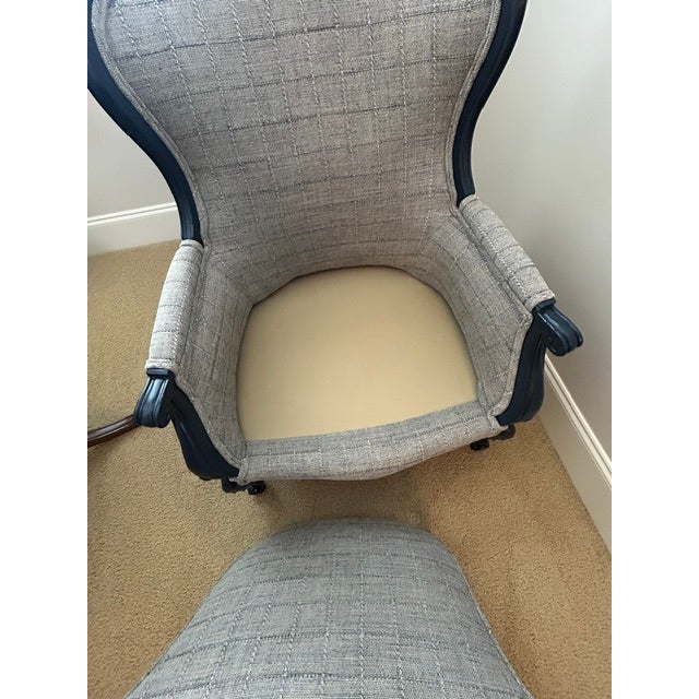 2000 - 2009 Vintage Louis XV Bergere Chair For Sale - Image 5 of 10