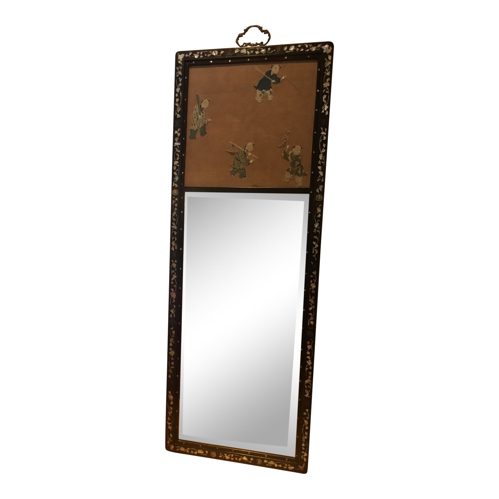 Asian Mother Of Pearl Wall Mirror Chairish