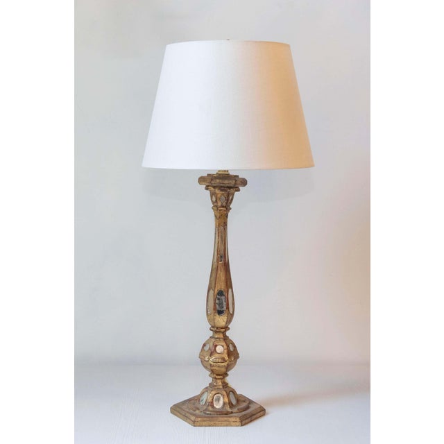 This 20th-century French lamp exudes timeless elegance and artisanal craftsmanship, making it a striking addition to any...