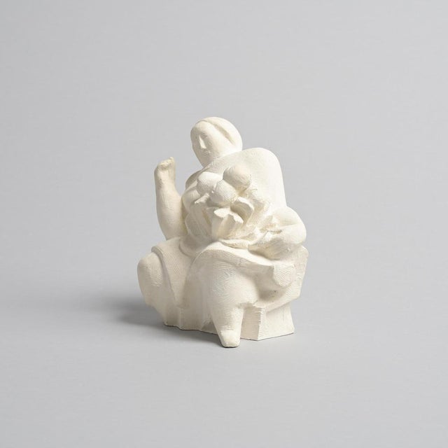 Abstract Plaster Sculpture by Jan Keustermans, 1990s For Sale - Image 4 of 17