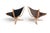 Brown Mid 20th Century Pair of Lowback Sigurd Ressell Falcon Chairs in Lacquered Beech For Sale - Image 8 of 11