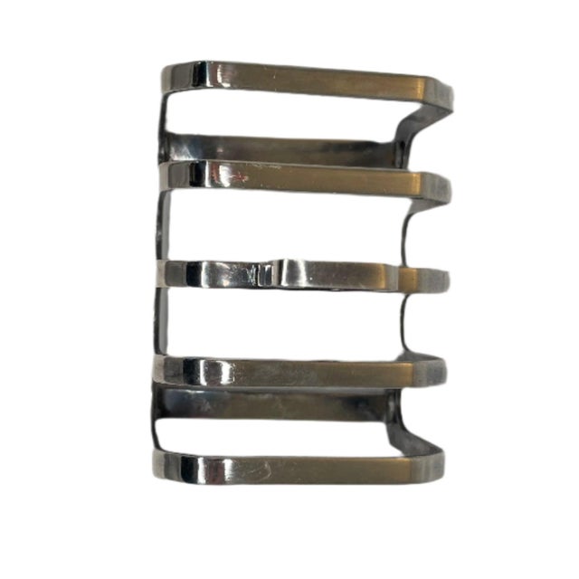 4" tall 3.5" wide Four star England Introducing our Vintage Toast Server, a stunning addition to any dining set. With its...